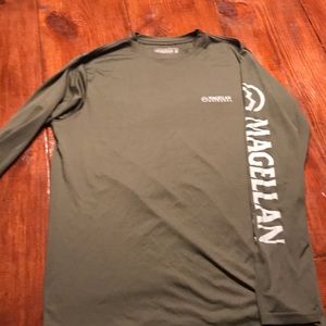 Magellan grey fishing shirt